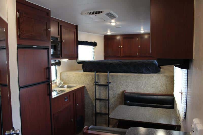 Enclosed Trailer with Living Quarters 2023 44' Sleeps 4 Large Corner Shower