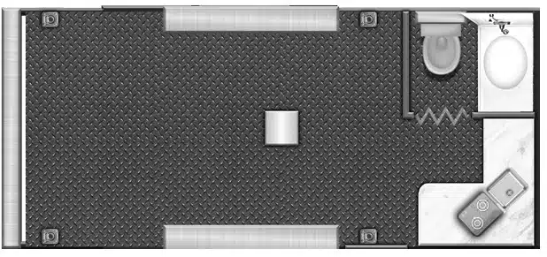 Stealth Nomad Front Kitchen Floor Plan