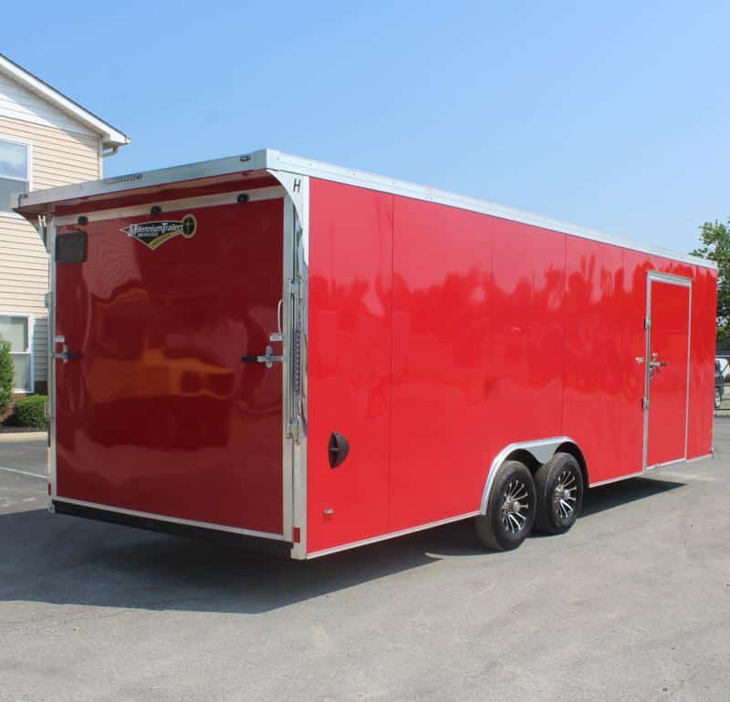 Enclosed Car Hauler 2024 24' Heat Finished Interior & Rear