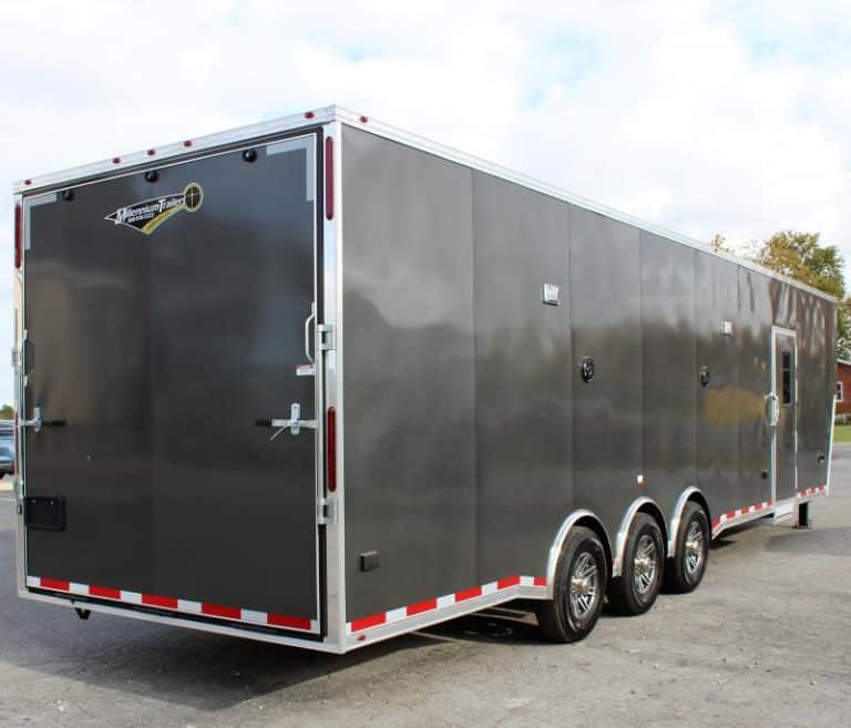 40ft. Enclosed Race Car Trailer with Living Quarters