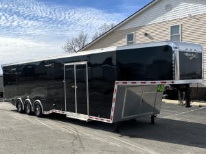Gooseneck Enclosed Trailer 2024 40' Haulmark Edge Car Hauler #7281