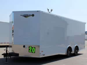Enclosed Car Hauler 2025 20' Blaze w/Finished Interior/Aluminum Wheels & Rear Wing #9528