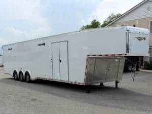 Enclosed Gooseneck Trailer For Sale 2025 44' Edge Car Hauler #7879