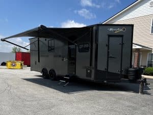 Enclosed Trailer Toy Hauler with Living Quarters 2025 26ft. Nomad, Sleeps 6! 4355