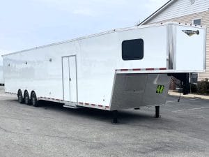 Enclosed Gooseneck Trailer 2025 48' GN w/Big Man Bathroom #0188