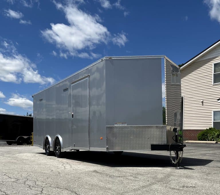 22ft. Car Hauler Trailer Front Curbside View #7740