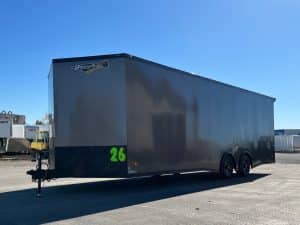 Enclosed Car Hauler 2025 26ft. Blaze w/Finished Interior & Black-Out Package 0103