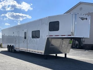 Enclosed Car Trailer with Living Quarters 2025 44ft. Gooseneck w/20ft. LQ 0152