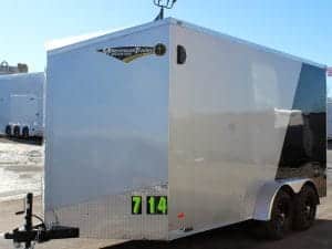 Enclosed Cargo Trailer 2025 7' X 14' Scout w/ 7' Interior & Ramp Door #8005