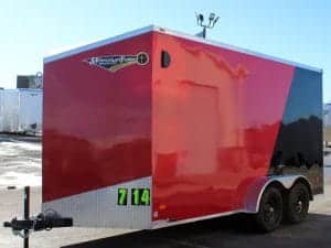 Enclosed Cargo Trailer 2025 7' X 14' Scout w/ 7' Interior & Ramp Door #8084