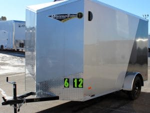 Enclosed Cargo Trailer 2025 6' X 12' Scout w/V-Nose & Ramp Door #8063