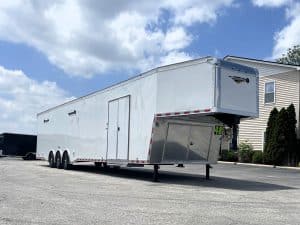 Enclosed Gooseneck Trailer For Sale 2025 48' Haulmark Edge Car Hauler LOADED #8726
