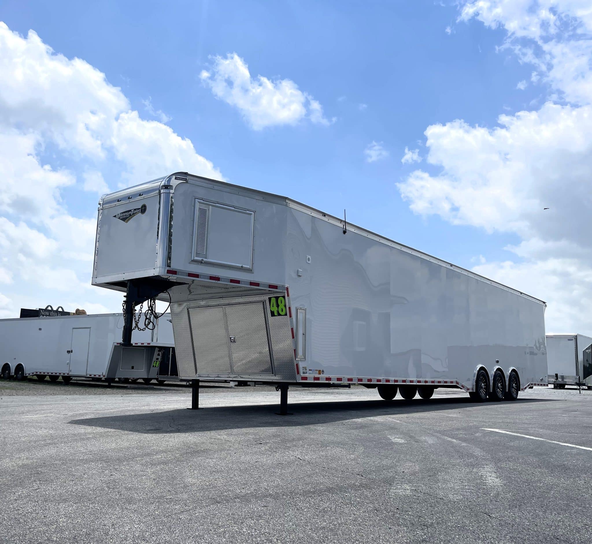 Enclosed Gooseneck Trailer 2027 48ft. Edge Car Hauler w/Finished Interior & Wide Ramp Door Opening 7894 - Image 6