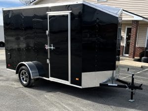 Enclosed Cargo Trailer 2025 6ft. X 12ft. Hero w/Aluminum Wheels & Ramp Door 0000