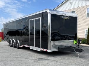 Enclosed Car Trailer 2025 34' Haulmark Edge w/Wide Rear Opening & Premium Stereo System #9530
