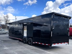 Enclosed ATC Gooseneck Car Trailer 2025 40' Aluminum ROM 500 #4553