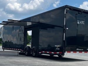 Enclosed ATC Gooseneck Car Trailer 2025 40' Aluminum ROM 500 #4553