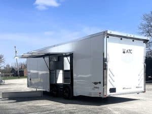Enclosed ATC Car Trailer 2025 24' Aluminum ROM 550 Finished Interior w/LifeTrac #4793