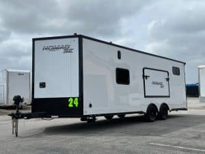Enclosed Trailer Toy Hauler w/Living Quarters 2025 24ft. Stealth Nomad SE Sleeps 6 3624