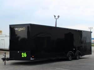 Exterior view 26' black blaze