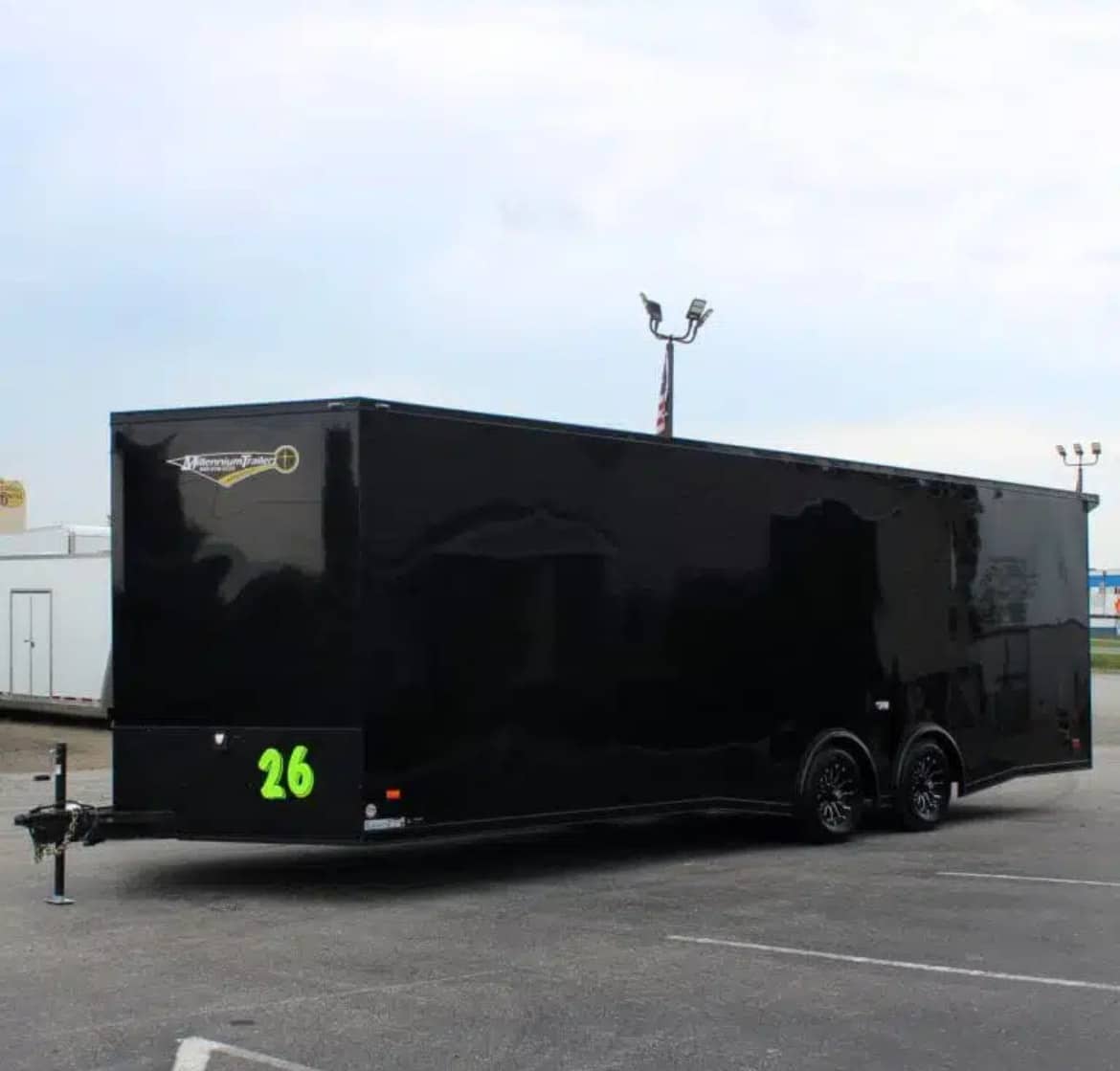 Exterior view 26' black blaze
