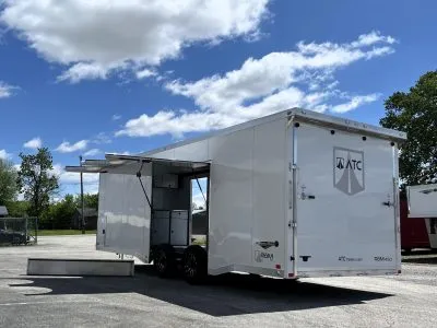 24ft. ATC Toy Hauler Front Roadside View #4874