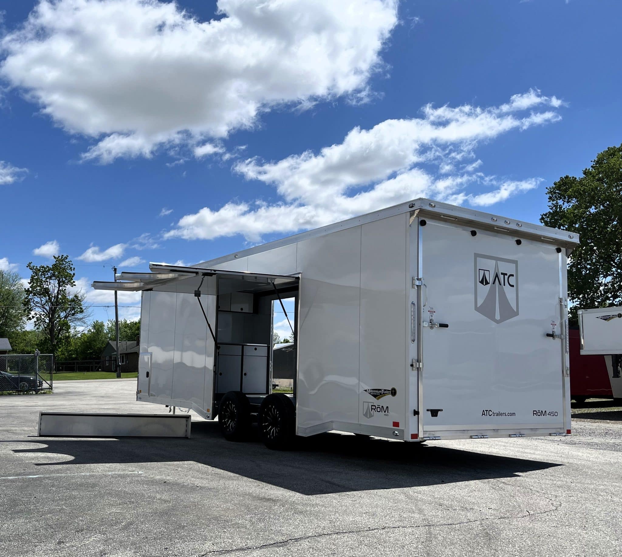 24ft. ATC Toy Hauler Front Roadside View #4874