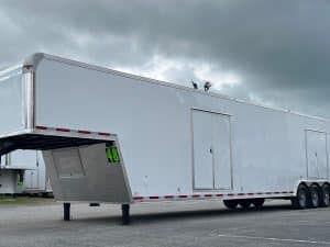 Enclosed Gooseneck Trailer For Sale 48ft. 2026 E-Z Loading Car Transporter Trailer 0065