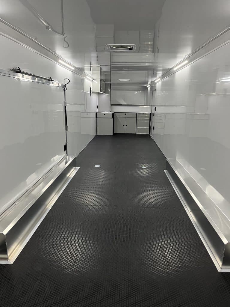 48' Gooseneck Front Interior View