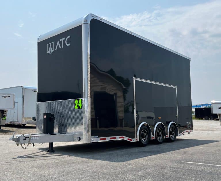 Passenger side of black 24' ATC stacker