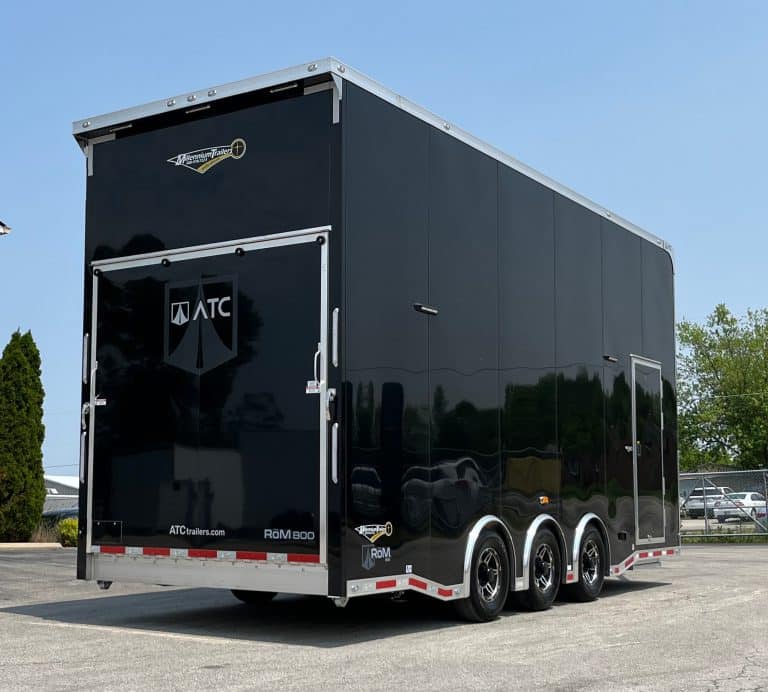 Back of 24' ATC stacker