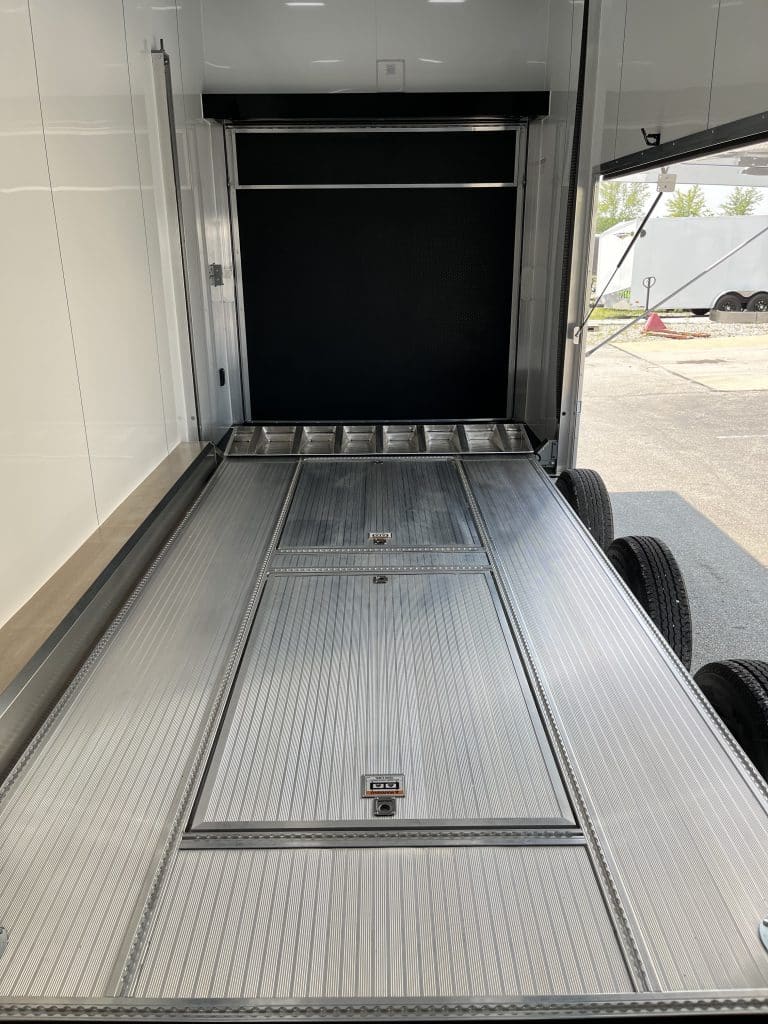 Interior view with lift open