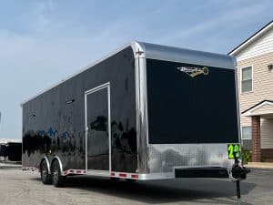Enclosed Race Car Trailer 2025 28ft. w/Fully Finished Interior & Aluminum Wheels 0160