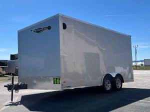 Enclosed Cargo Trailer 2025 16ft. w/Heavy Duty Ramp Door & Aluminum Wheels 9935