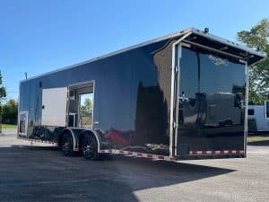 Enclosed Car Trailer 2026 28ft. New Econo-Max w/Heavy Duty Ramp Door & Race Package 1189