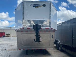 Enclosed Gooseneck Trailer 2026 40ft. New Econo-Max Car Hauler w/12in. Extra Height & .080 Poly-Core Ext. 0506