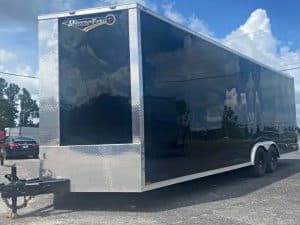 Enclosed Car Trailer 2026 24ft. New Econo-Max w/.080 Poly-Core Ext. 9828