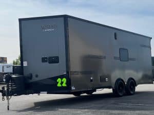 Enclosed Trailer Toy Hauler with Living Quarters 2025 22ft. Nomad, Sleeps 6! 4356