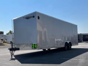 Enclosed Car Hauler 2026 24ft. Hero w/Heavy Duty Ramp Door & Aluminum Wheels 9859