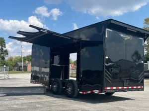Enclosed Car Trailer 2026 20ft. Haulmark Edge w/Large Escape Door & Black Finished Interior 2820
