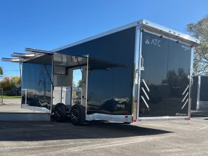 Enclosed ATC Car Trailer 2026 24ft. Aluminum ROM 550 w/Large Escape Door & LifeTrac 5757
