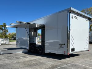 Enclosed ATC Car Trailer 2026 24ft. Aluminum ROM 550 w/Large Escape Door & LifeTrac 4994
