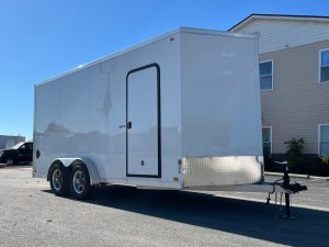 Used Aluminum Enclosed Cargo Trailer 2025 7.5ft. X 18ft. Legend Thunder w/Aluminum Wheels 2027