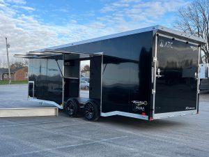 Enclosed ATC Car Trailer 2026 24ft. Aluminum ROM 400 w/Large Escape Door & Aluminum Wheels 5948