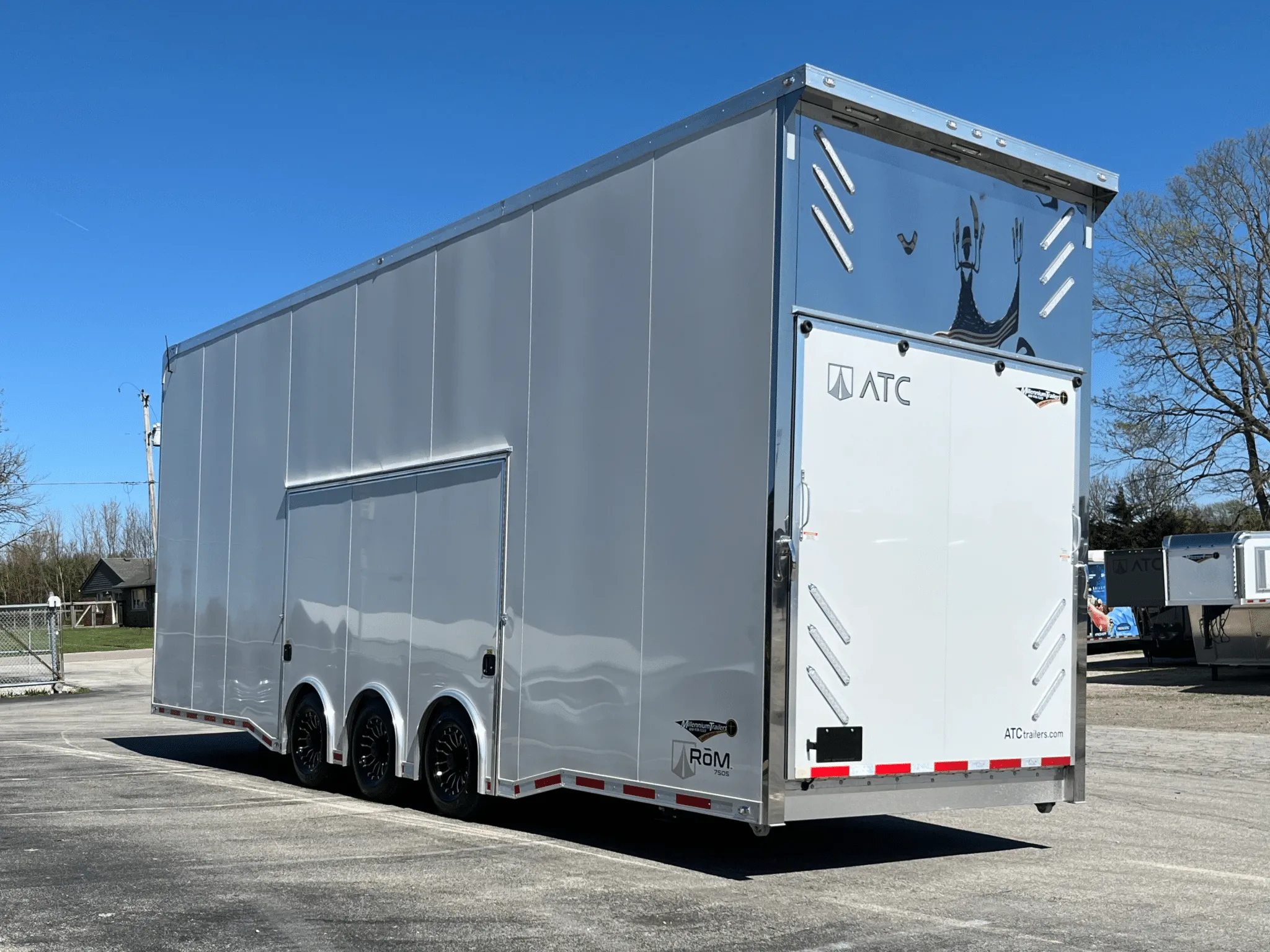 Enclosed ATC Car Trailer 2026 30ft. Aluminum Stacker ROM 750S w/Tiltable 18ft. Lift 6130 - Image 16