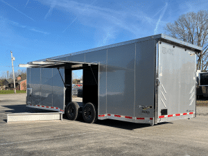 Enclosed ATC Car Trailer 2026 28ft. Aluminum ROM 550 w/LifeTrac & Large Escape Door 6563