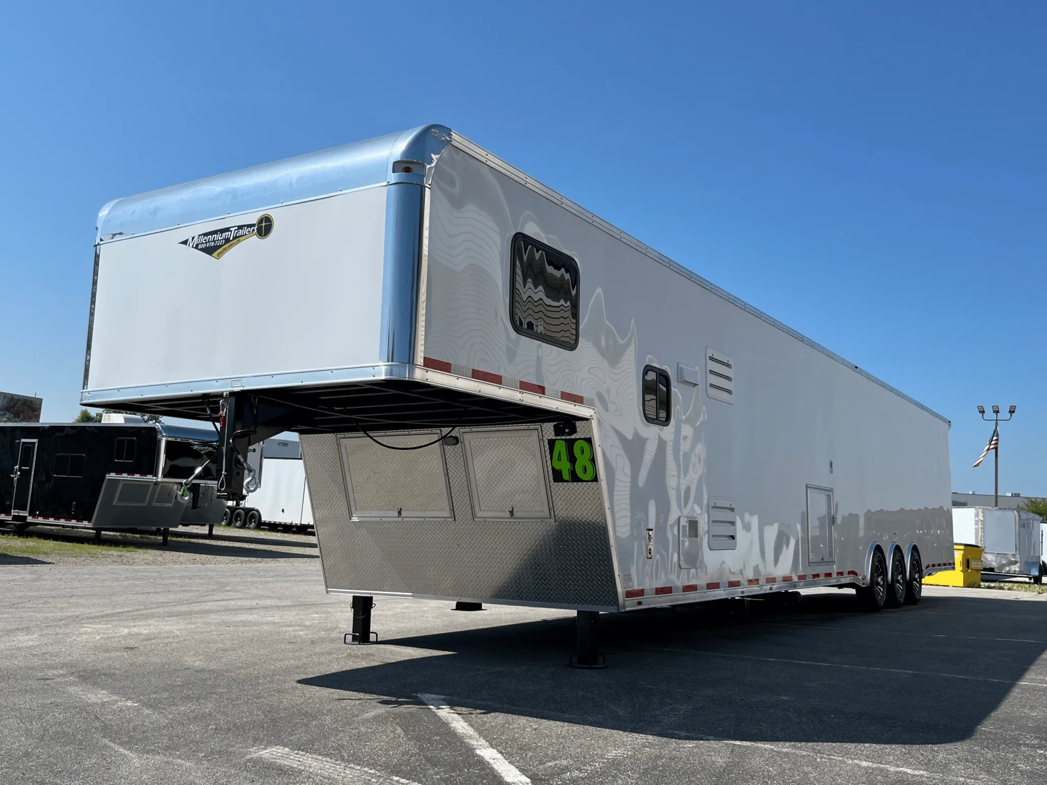 Enclosed Trailer with Living Quarters 2026 48ft w/20ft. LQ Large Bath and Fully Finished 28ft Garage Area 0168 - Image 10