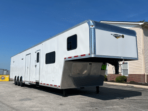 Enclosed Trailer with Living Quarters 2026 48ft w/20ft. LQ Large Bath and Fully Finished 28ft Garage Area 0168
