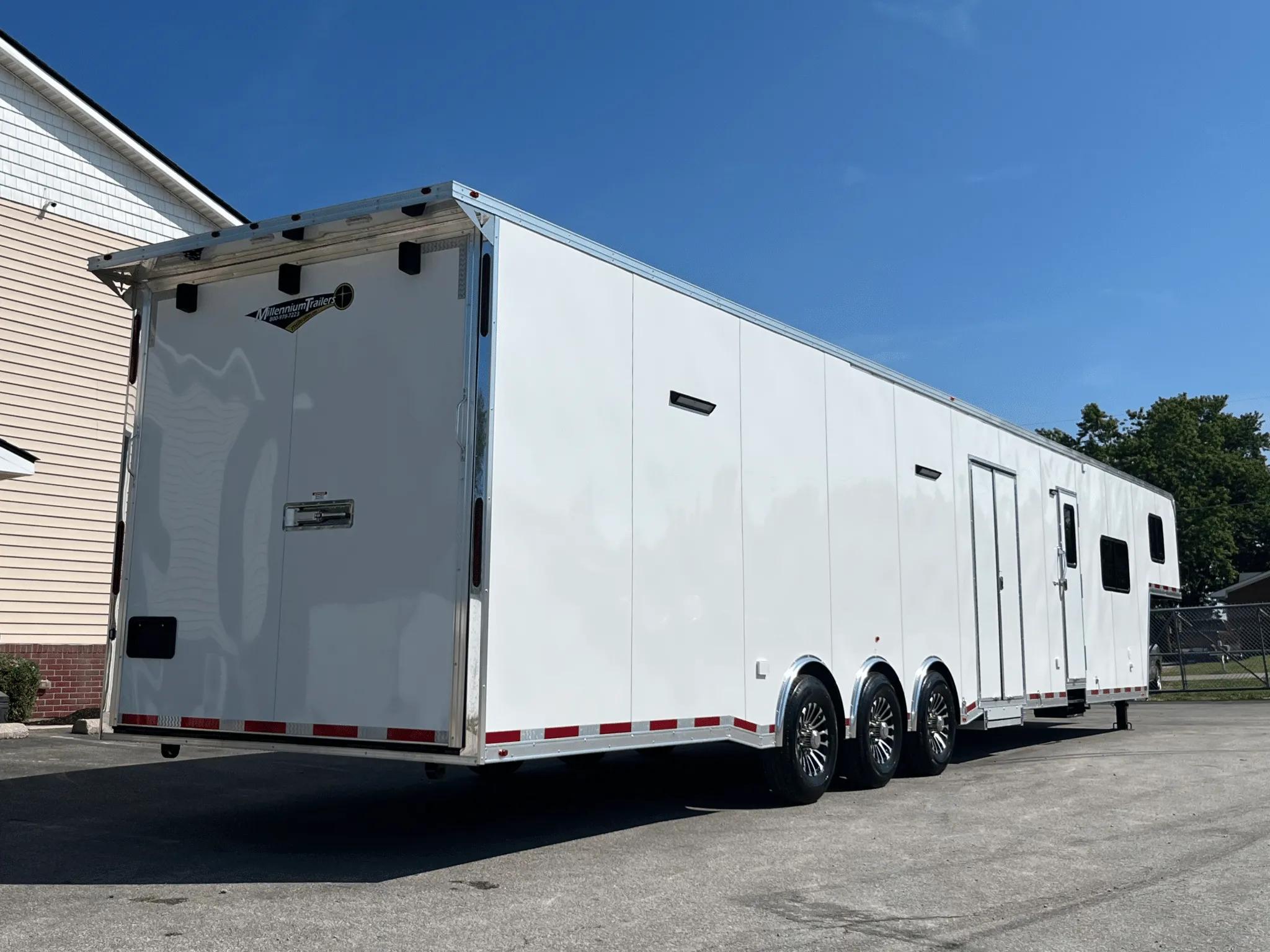 Enclosed Trailer with Living Quarters 2026 48ft w/20ft. LQ Large Bath and Fully Finished 28ft Garage Area 0168 - Image 12
