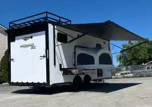 trailer with living quarters